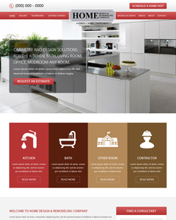 Portfolio of Flat Website Design